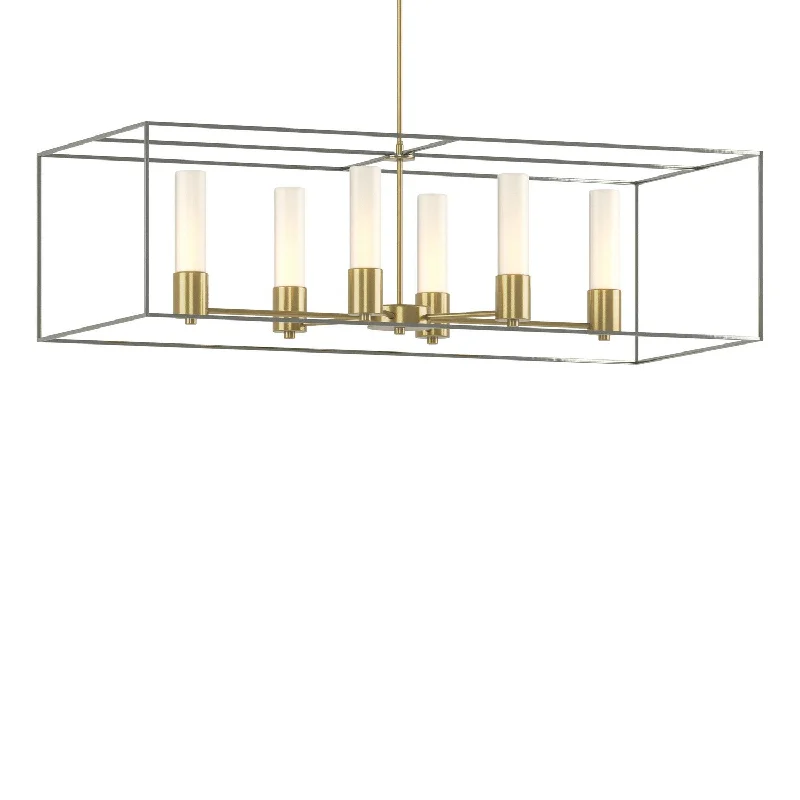 Adjustable Industrial Lighting for Flexible IlluminationPortico Six Light Pendant