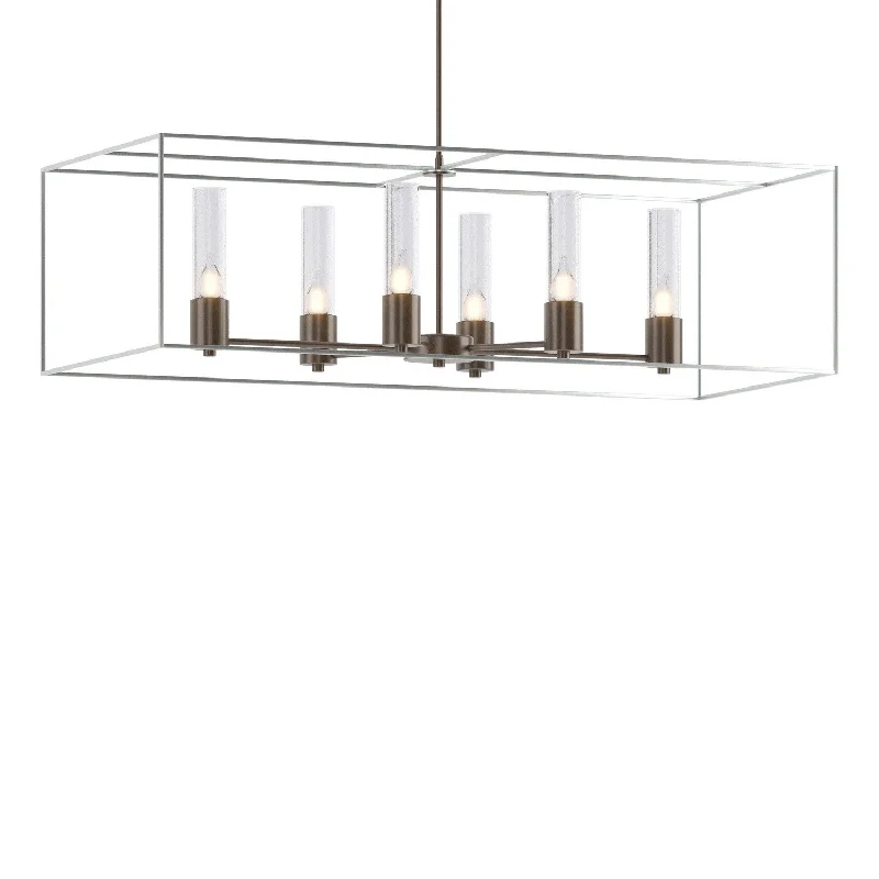 Industrial Ceiling - Mounted Lighting for Assembly PlantsPortico Six Light Pendant