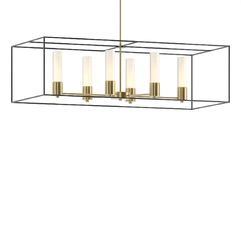 Industrial Area Lighting for Large Open SpacesPortico Six Light Pendant