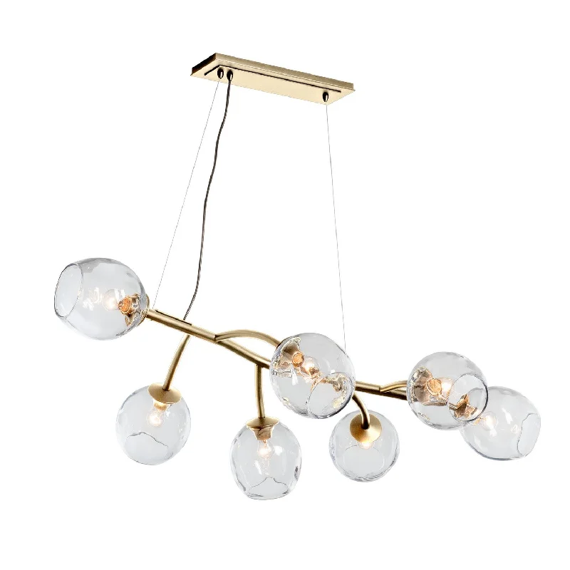 Industrial Lighting for Textile MillsVine Seven Light Pendant