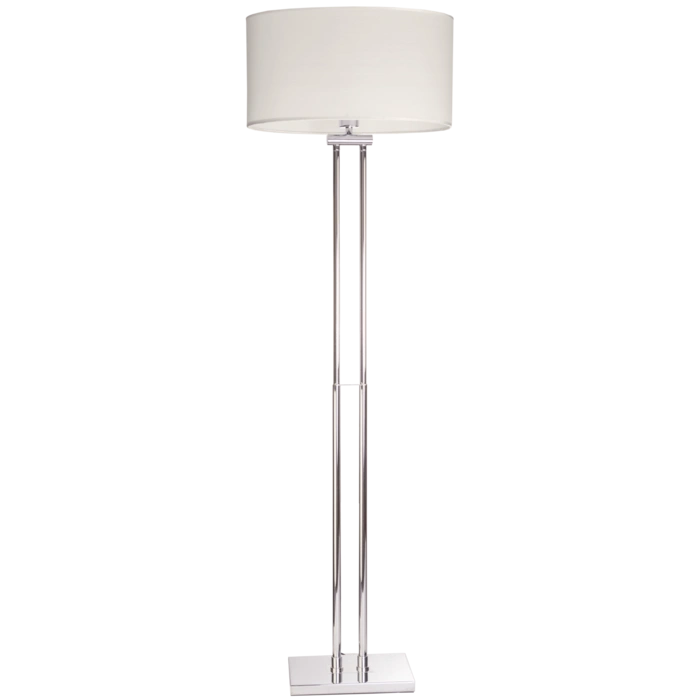Track lighting for highlighting bookcasesAthens Floor Lamp White Chrome Finish