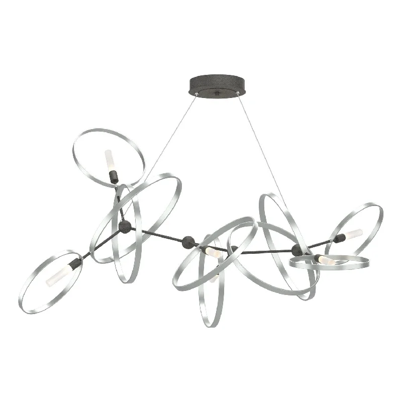 Dimmable Industrial Lighting for Ambiance ControlCelesse Six Light Pendant