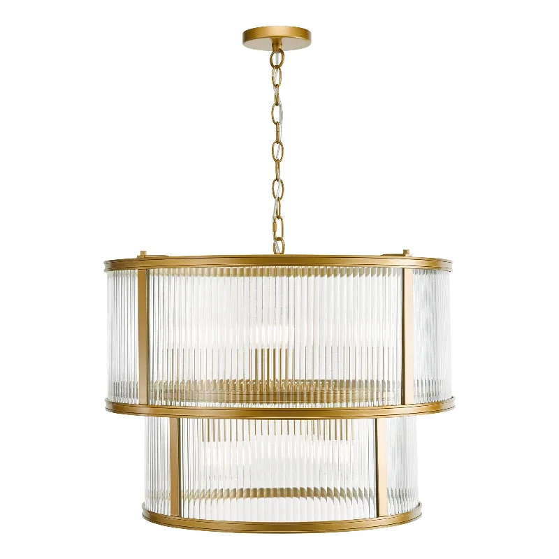 Track lighting with multiple heads for flexibilityBianka 6 Light Pendant Bronze/Matt Black and Ribbed Glass E14 Track lighting with multiple heads for flexibilityBianka 6 Light Pendant Bronze/Matt Black and Ribbed Glass E14