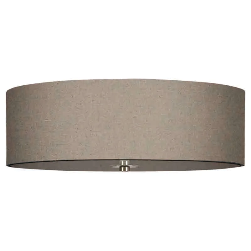 Track lighting for high - ceiling spacesTAUPE ROUEN SEMI FLUSH PENDANT