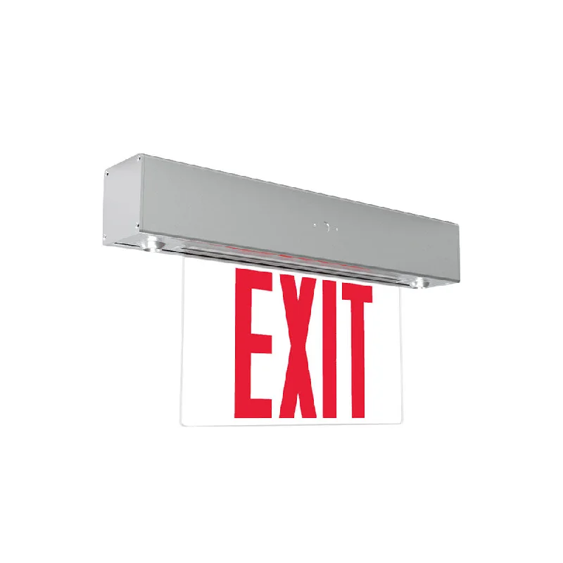Track lighting for retail window displaysLSI Industries Edge-lit Exit Combo ELXC