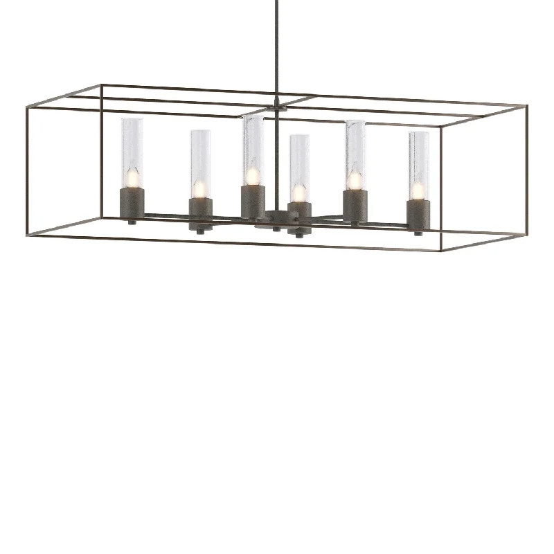 Adjustable Industrial Lighting for Flexible IlluminationPortico Six Light Pendant