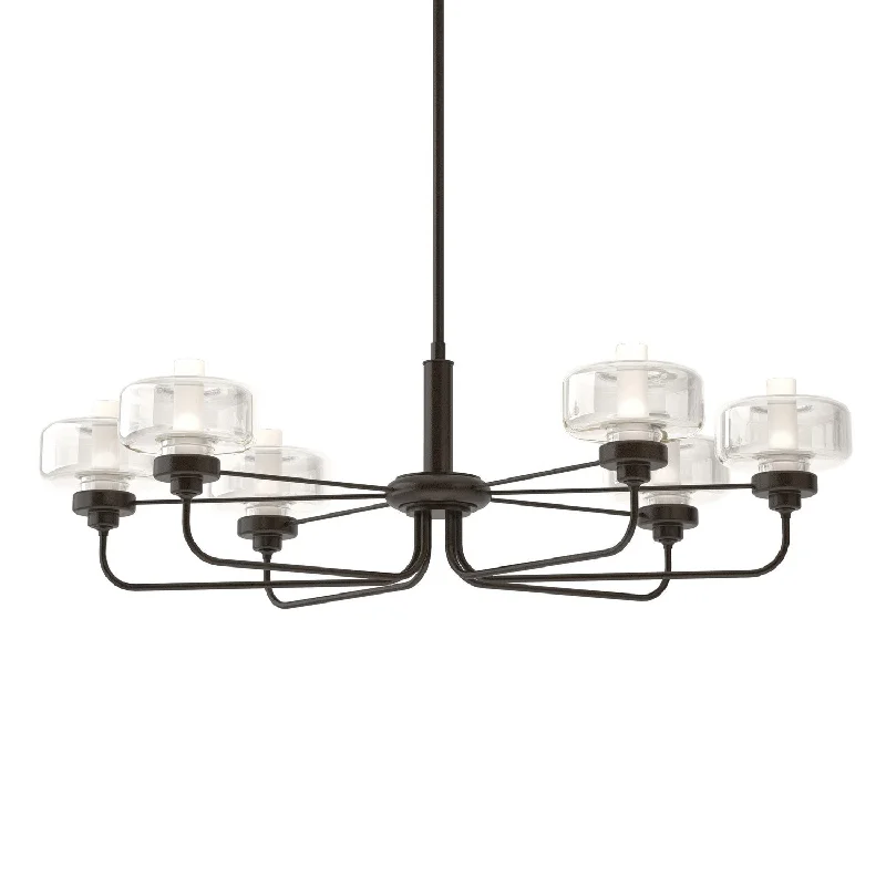 Low - Bay Industrial Lighting Fixtures for Small FactoriesNola Six Light Pendant
