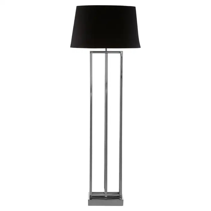 Contemporary track lighting in black finishLuminaire Nickel Finish Rectangular Floor Lamp Contemporary track lighting in black finishLuminaire Nickel Finish Rectangular Floor Lamp