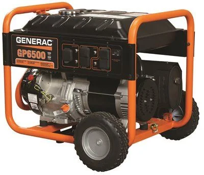 White track lighting for a clean lookGenerac Gp Series Portable Generator' 6500 Watt' Gas White track lighting for a clean lookGenerac Gp Series Portable Generator' 6500 Watt' Gas