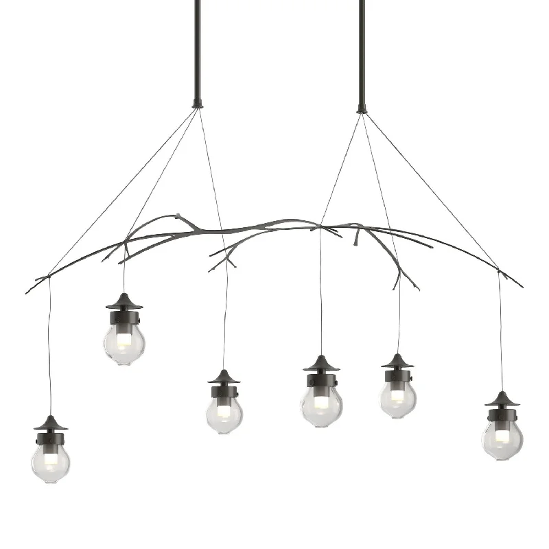 Dust - Resistant Industrial Lighting for Dirty WorkspacesKiwi Six Light Pendant