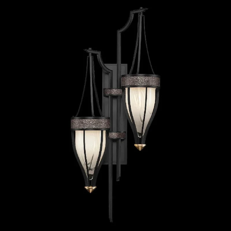 High - lumen track lighting for bright spacesMirage Double Lantern Wall Sconce
