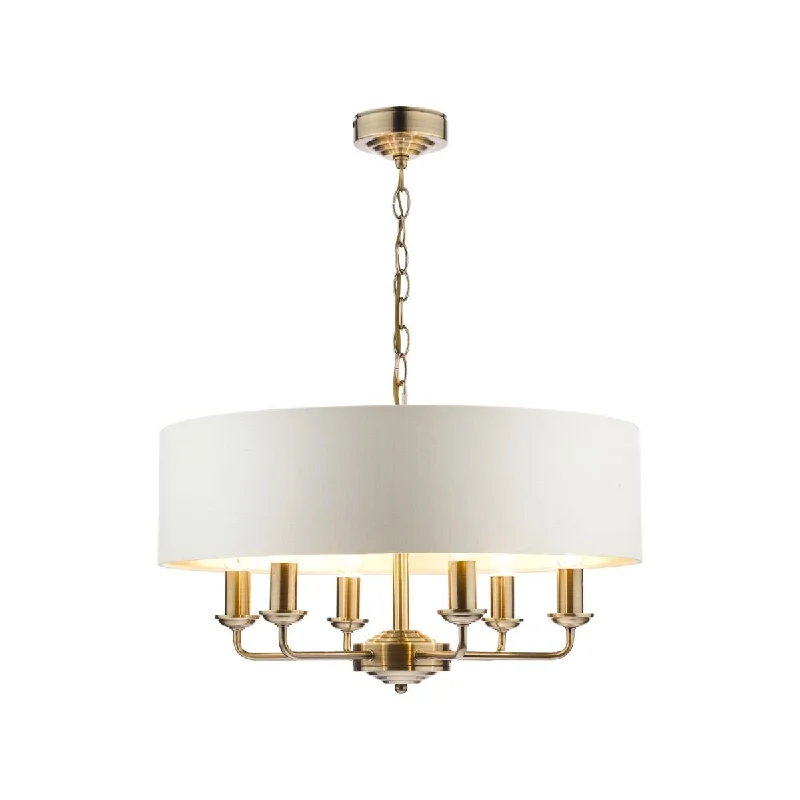 Industrial - style track lighting for loftsNicole 6Lt Pendant Various Finishes