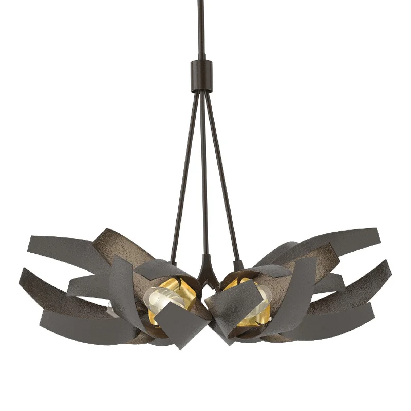 Industrial Lighting for Printing Press FacilitiesCorona Six Light Pendant