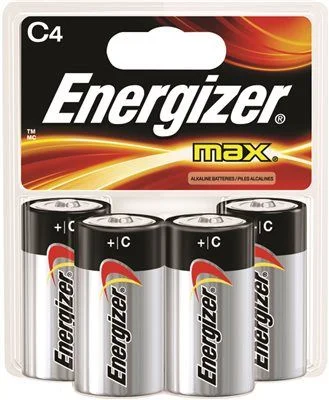 Industrial - style track lighting for loftsEnergizer Max Battery C Alkaline' 4 Pack