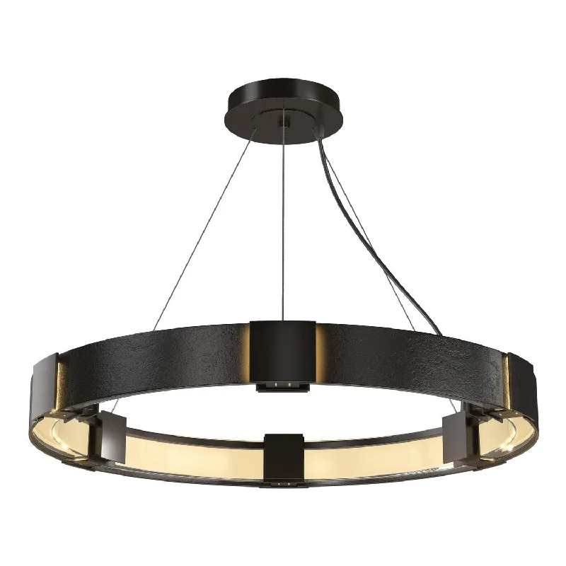 Industrial Emergency Lighting for Safety in FactoriesAura Six Light Pendant