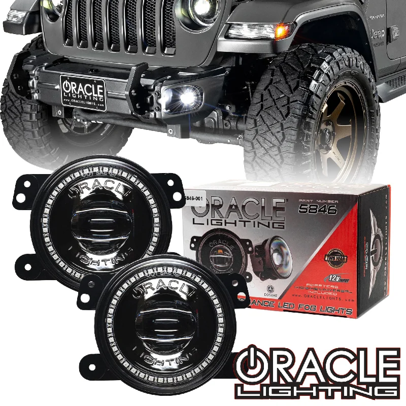 Track lighting for enhancing the architectureORACLE Lighting Jeep Wrangler JK/JL & Gladiator JT High Performance 20W LED Fog Lights - Dynamic ColorSHIFT
