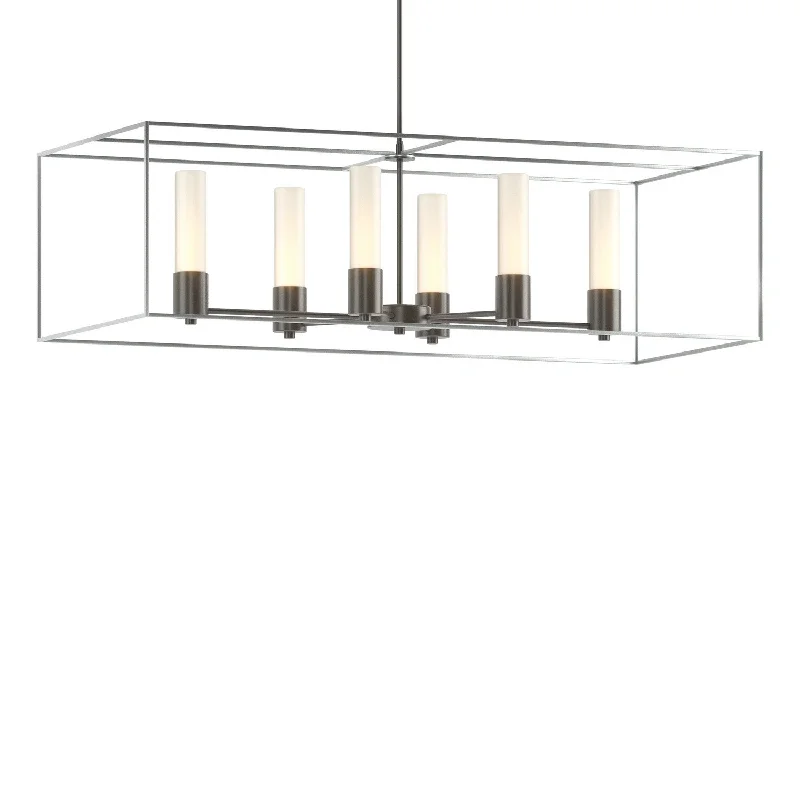Dimmable Industrial Lighting for Ambiance ControlPortico Six Light Pendant