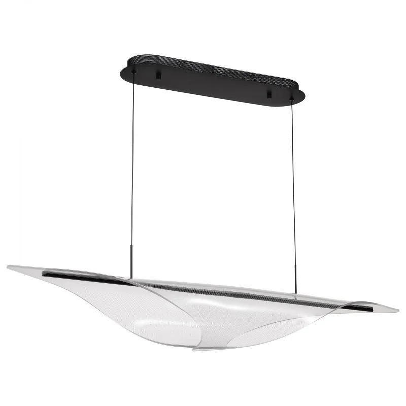 Industrial Lighting for Woodworking FactoriesGeneva 46" LED Pendant Light, Matte Black Finish Industrial Lighting for Woodworking FactoriesGeneva 46" LED Pendant Light, Matte Black Finish