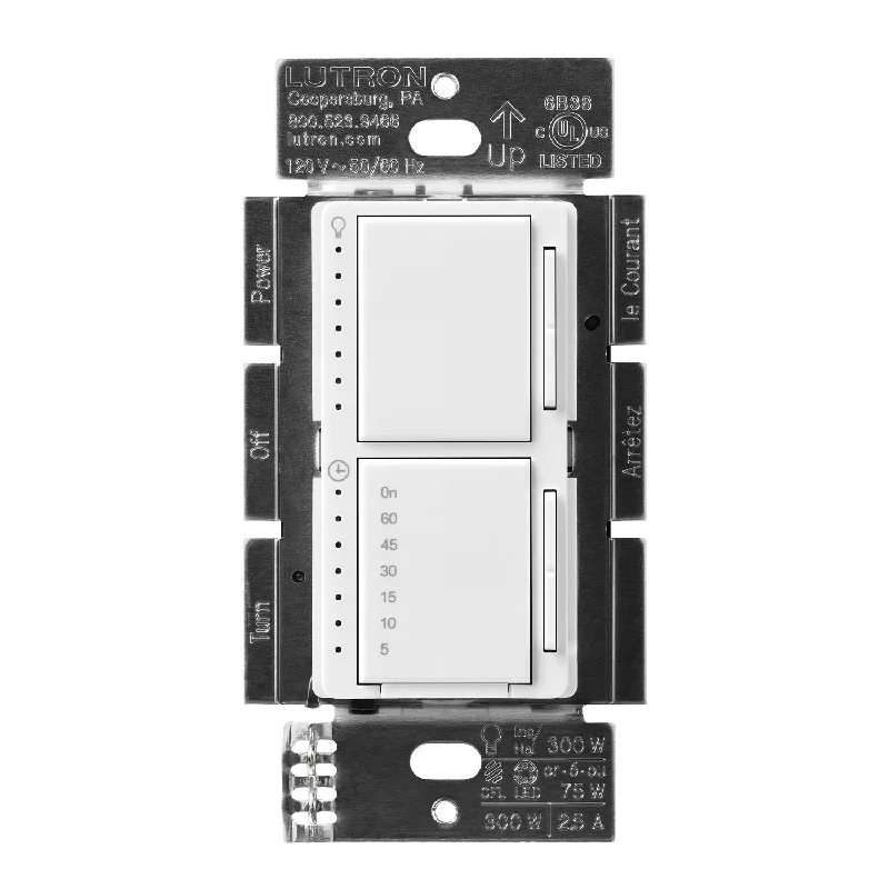 Waterproof Industrial Lighting for Wet AreasLutron Maestro LED+ Dual Dimmer and Timer Switch Waterproof Industrial Lighting for Wet AreasLutron Maestro LED+ Dual Dimmer and Timer Switch