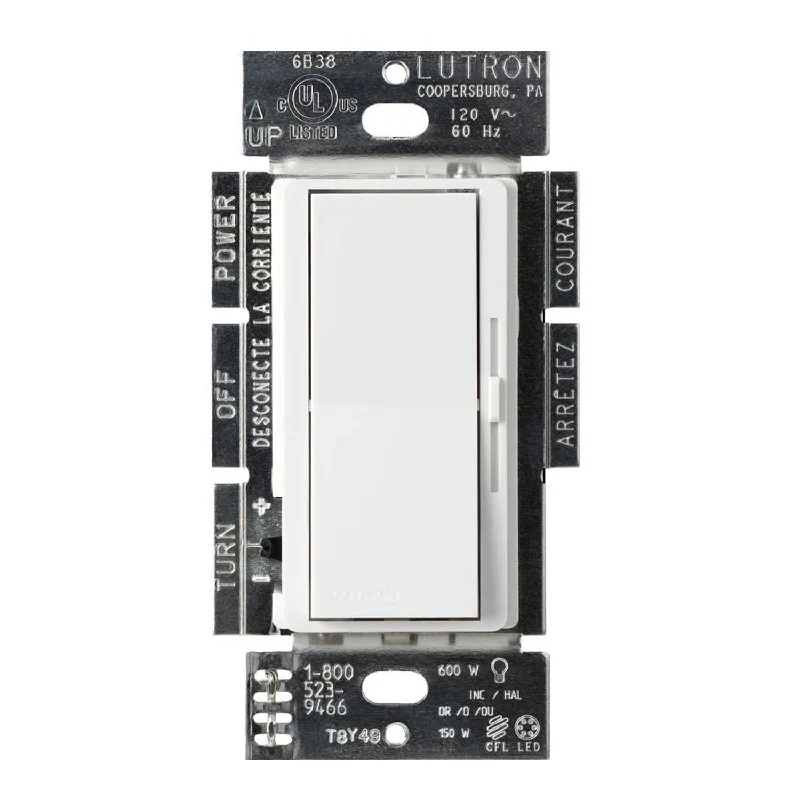 Color - Tunable Industrial Lighting for Special ApplicationsLutron DVCL-253P Diva LED+ Dimmer Switch, 250-Watt Color - Tunable Industrial Lighting for Special ApplicationsLutron DVCL-253P Diva LED+ Dimmer Switch, 250-Watt