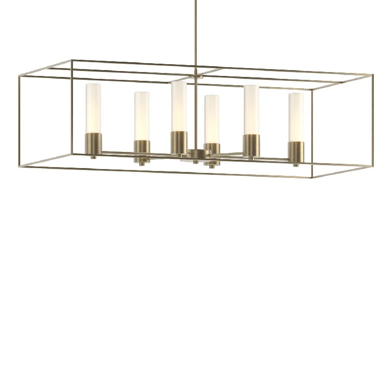 Adjustable Industrial Lighting for Flexible IlluminationPortico Six Light Pendant
