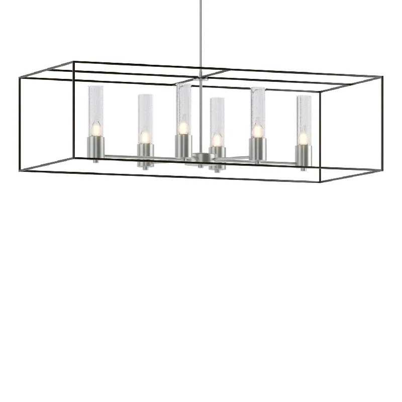 Industrial Area Lighting for Large Open SpacesPortico Six Light Pendant