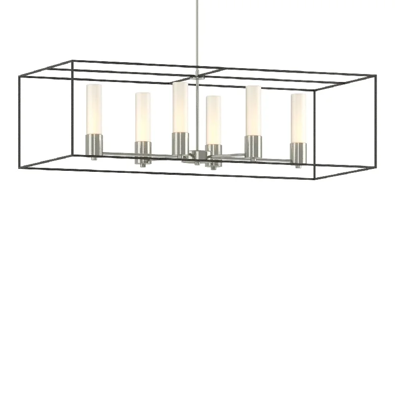 Dimmable Industrial Lighting for Ambiance ControlPortico Six Light Pendant