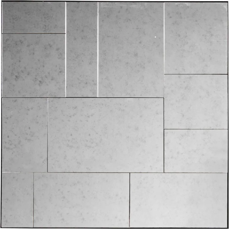 High - lumen track lighting for bright spacesMercia Antique Finish Mirror 100x100cm