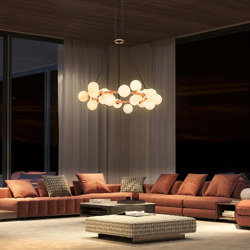 Track lighting with a long - lasting lifespanPhilips Divine 20 head Chandelier (French Gold) Track lighting with a long - lasting lifespanPhilips Divine 20 head Chandelier (French Gold)