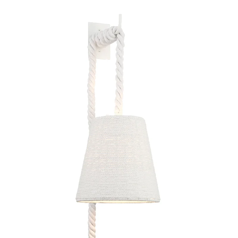 Industrial Lighting for Electronics ManufacturingLodelle 11" 1 Light Wall Sconce White Finish Industrial Lighting for Electronics ManufacturingLodelle 11" 1 Light Wall Sconce White Finish