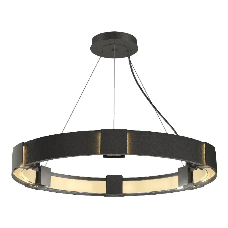 Industrial Area Lighting for Large Open SpacesAura Six Light Pendant