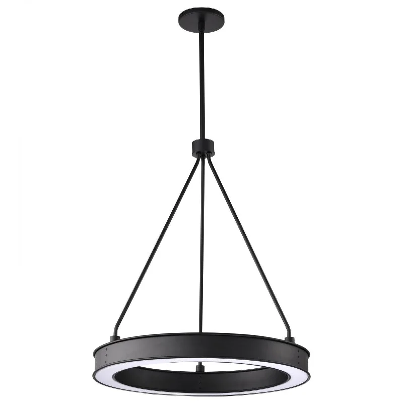 Explosion - Proof Industrial Lighting for Hazardous LocationsLongford 23" LED Pendant Light, Textured Black Finish Explosion - Proof Industrial Lighting for Hazardous LocationsLongford 23" LED Pendant Light, Textured Black Finish