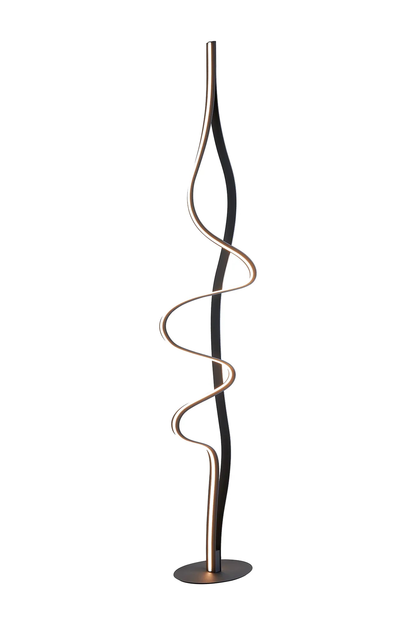Waterproof track lighting for bathroomsLavelle TRIAC LED Floor Lamp - Grey/Gold