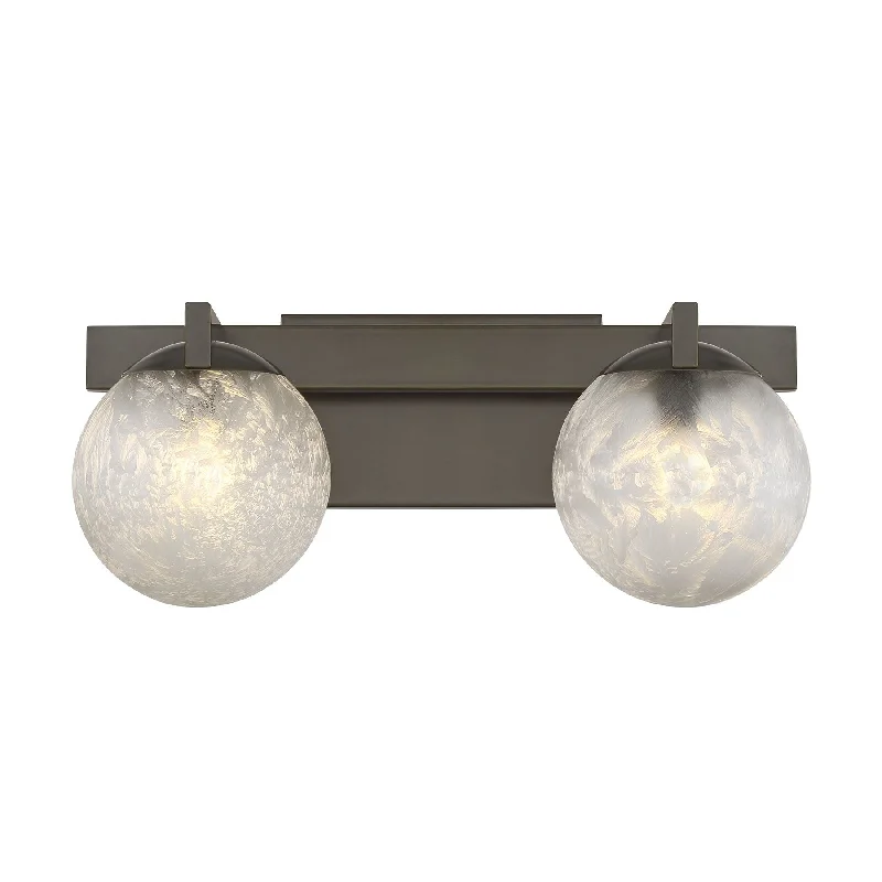 Track lighting with a chunky, bold designDarien 2-Light Vanity Light