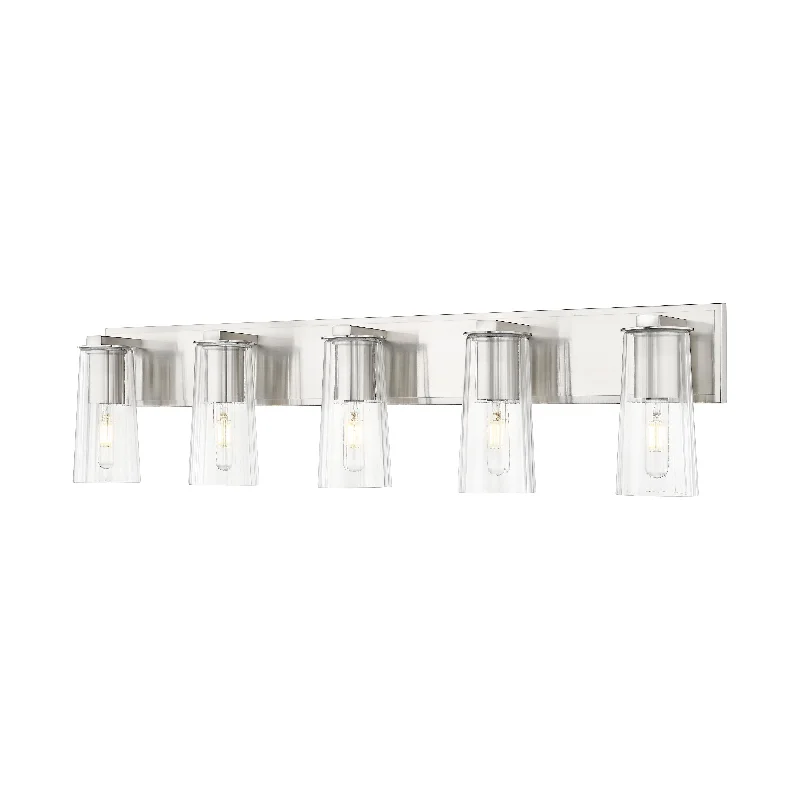 Contemporary track lighting in black finishTitus 5-Light Vanity