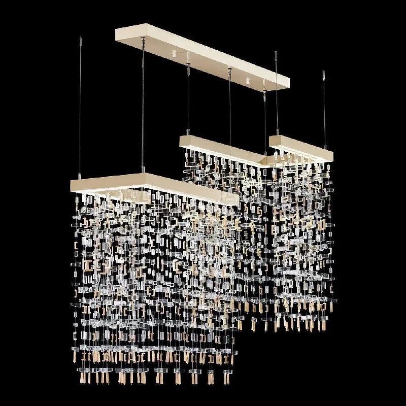 Track lighting for outdoor gardensCapri LED Rectangular Pendant