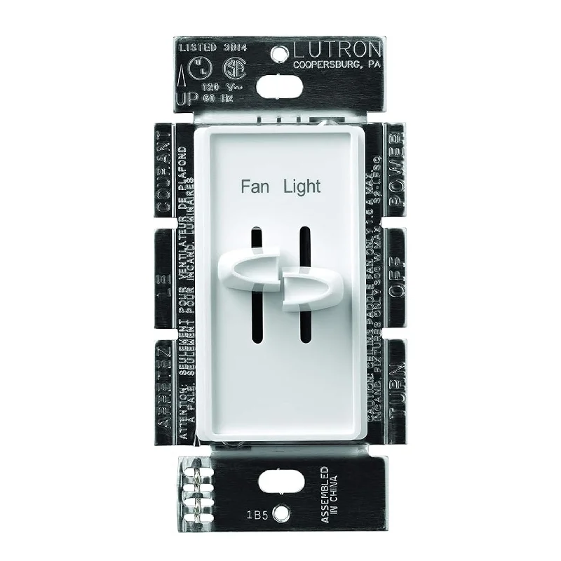 Industrial Lighting for Textile MillsLutron Skylark Combination Fan and Light Control, 3-Speed, 1.5 Amp, Single-Pole Industrial Lighting for Textile MillsLutron Skylark Combination Fan and Light Control, 3-Speed, 1.5 Amp, Single-Pole