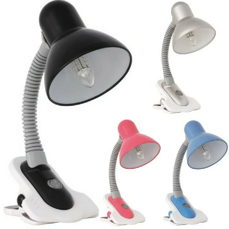 Track lighting with swivel heads for precise aimingKanlux SUZI Desk Study Adjustable E27 LED Switch Reading Table Clip Clamp Lamp Light Track lighting with swivel heads for precise aimingKanlux SUZI Desk Study Adjustable E27 LED Switch Reading Table Clip Clamp Lamp Light