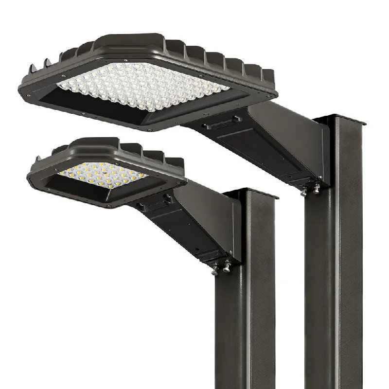 Track lighting with colored glass accentsAtlas Lighting Dual Deal Pole Combo PXSLP