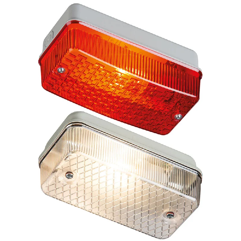 Track lighting for highlighting kitchen cabinetsKnightsbridge 230V IP65 100W max (ES) E27 Bulkhead with Prismatic Diffuser and Aluminium Base