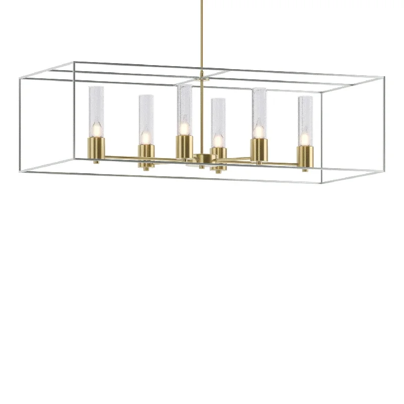 Industrial Exit Sign Lighting for Quick EvacuationPortico Six Light Pendant