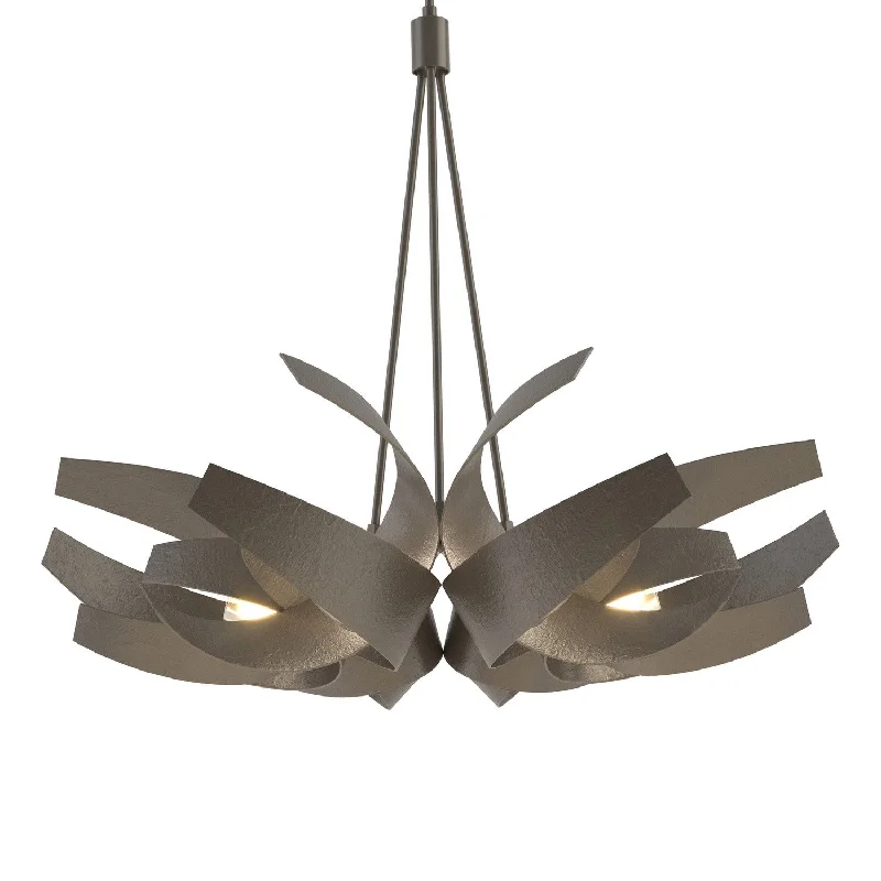 Industrial Lighting for Printing Press FacilitiesCorona Six Light Pendant