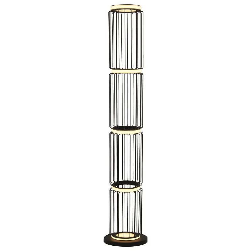 Track lighting for modernizing traditional interiorsCircolo Black Cage Floor Lamp Integrated LED Track lighting for modernizing traditional interiorsCircolo Black Cage Floor Lamp Integrated LED