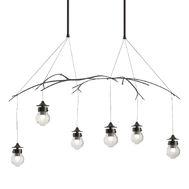 Industrial Ceiling - Mounted Lighting for Assembly PlantsKiwi Six Light Pendant