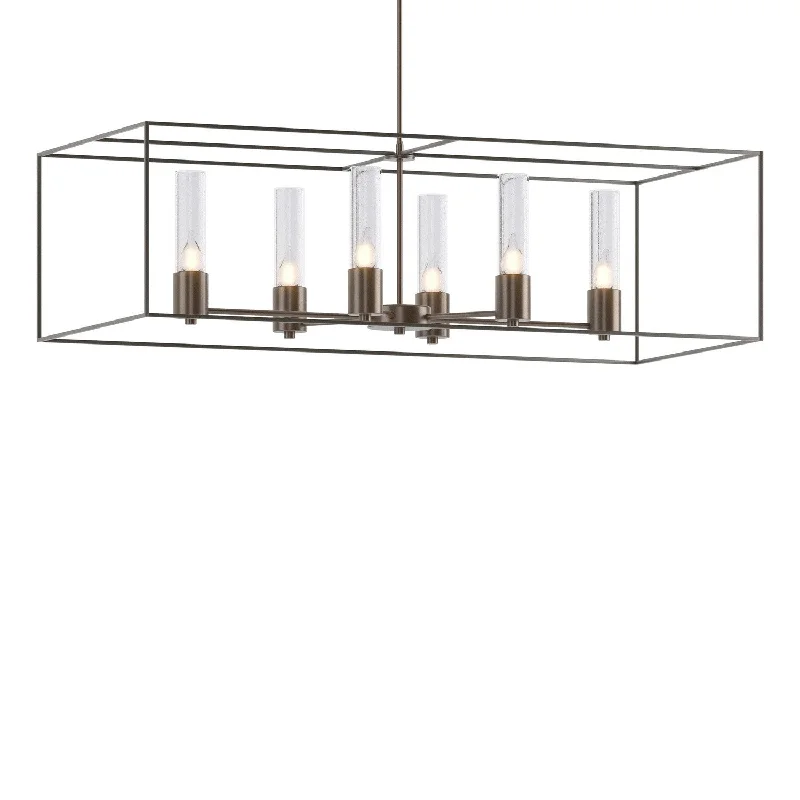 Adjustable Industrial Lighting for Flexible IlluminationPortico Six Light Pendant