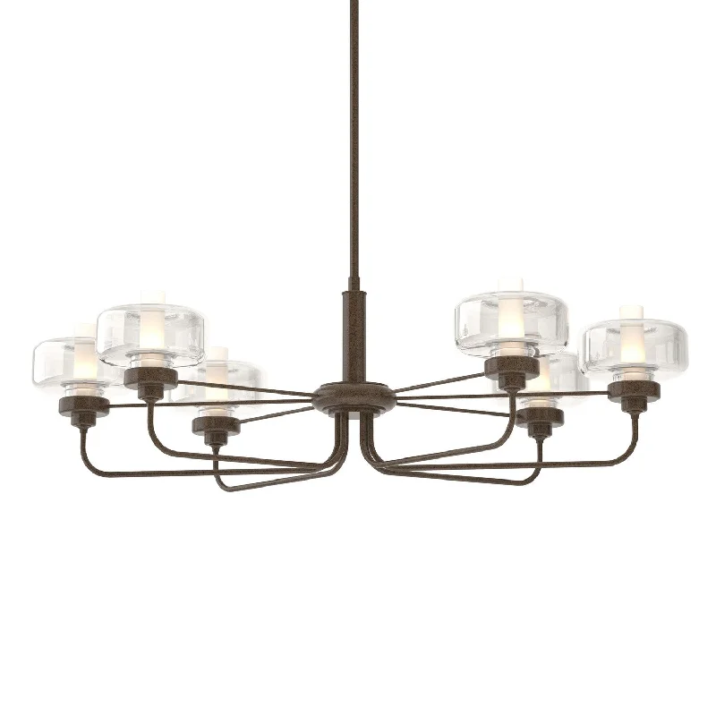 Waterproof Industrial Lighting for Wet AreasNola Six Light Pendant