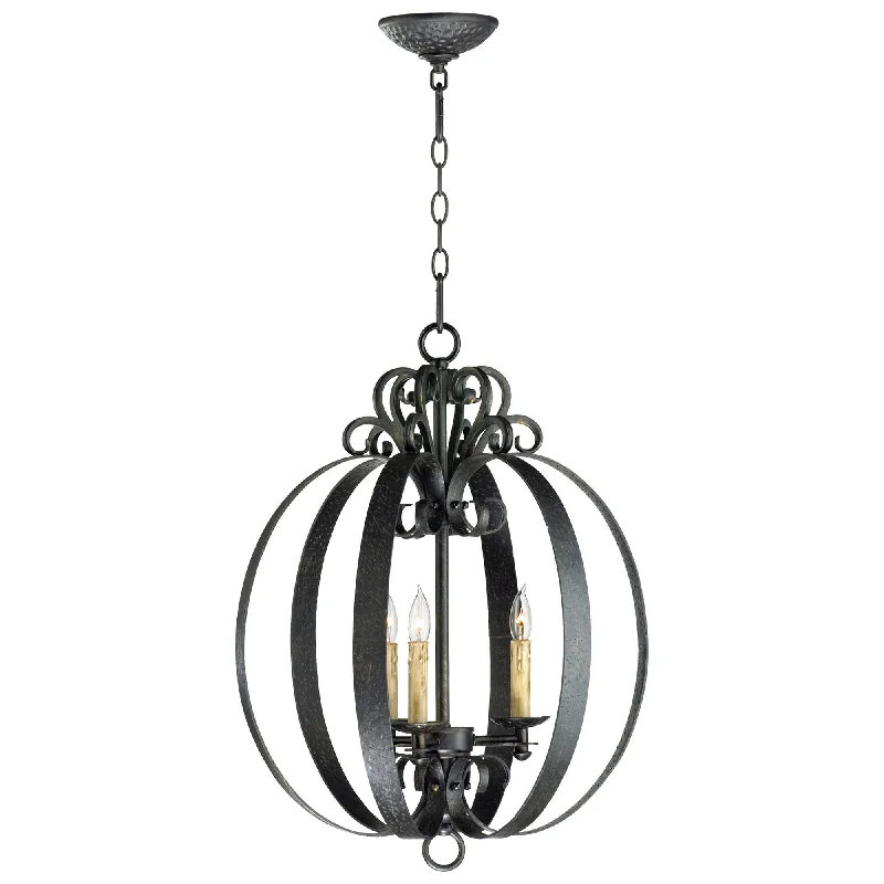 Chandeliers with Metal Frames in Copper FinishChandeliers with Metal Frames in Copper Finish3lt Julian Pendant