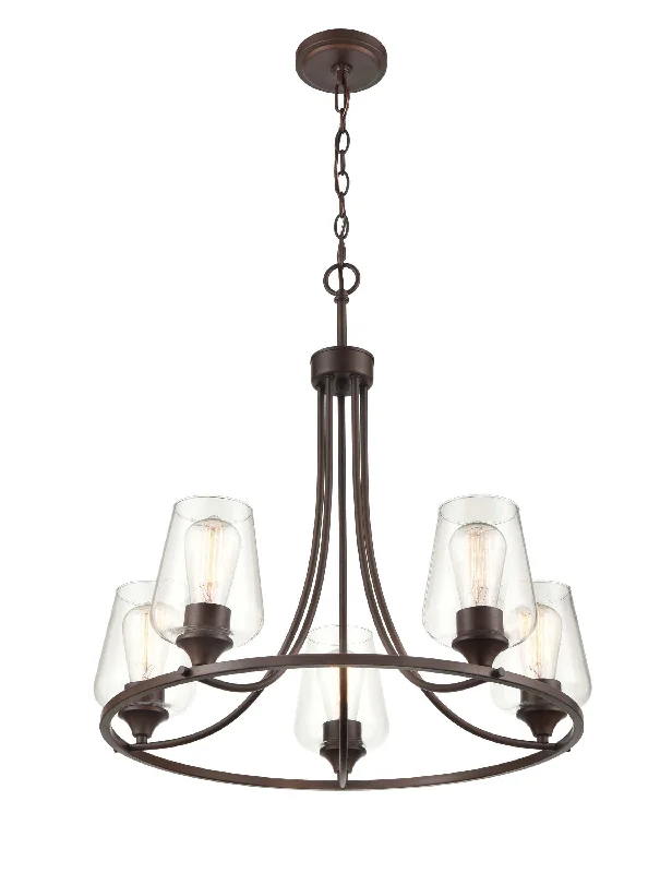Chandeliers with Frosted Glass for a Softer Light DiffusionChandeliers with Frosted Glass for a Softer Light Diffusion5 Lamps Ashford Chandelier - Rubbed Bronze - Clear Glass - 25in Diameter - E26 Medium Base Chandeliers with Frosted Glass for a Softer Light DiffusionChandeliers with Frosted Glass for a Softer Light Diffusion5 Lamps Ashford Chandelier - Rubbed Bronze - Clear Glass - 25in Diameter - E26 Medium Base