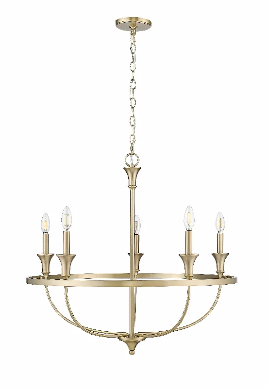 Chandeliers with Metal Frames in Black FinishChandeliers with Metal Frames in Black Finish5 Lamps Emery Chandelier - Modern Gold - 29.1in Diameter - E12 Candelabra Base Chandeliers with Metal Frames in Black FinishChandeliers with Metal Frames in Black Finish5 Lamps Emery Chandelier - Modern Gold - 29.1in Diameter - E12 Candelabra Base