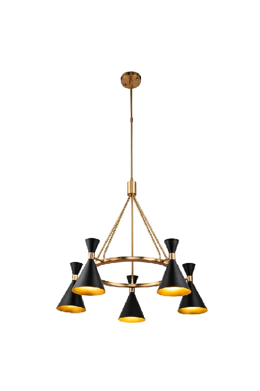 Chandeliers with Venetian Glass for a Luxurious LookChandeliers with Venetian Glass for a Luxurious LookBlack Brass Chandelier | Liang & Eimil Kensington